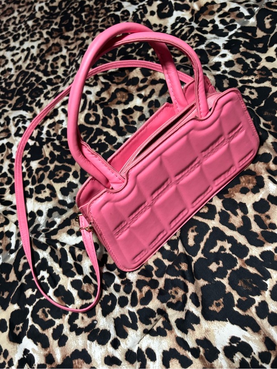 SHEIN Handbags - SHEIN Hot Pink Quilted Mini Shoulder & Crossbody Bag